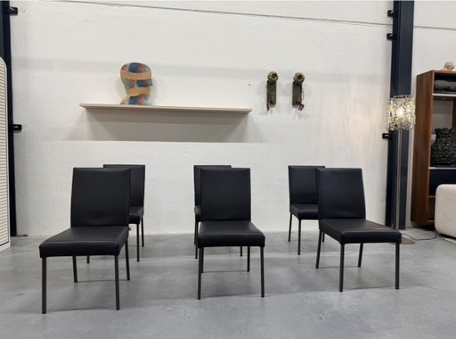 6 Rolf Benz 652 Dining Chair Anthracite