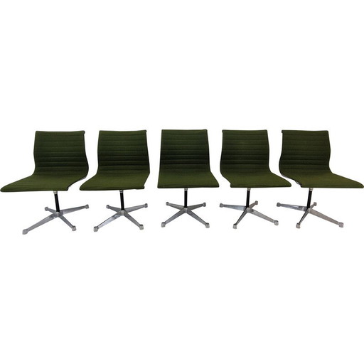 Set di 5 sedie vintage Ea 105 di Charles e Ray Eames per Herman Miller, 1970