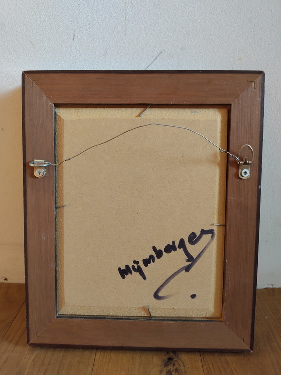 Image 1 of Passero" di Hans Mijnsbergen, olio su tavola