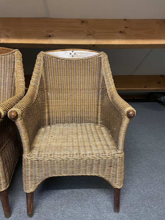 Image 1 of 4 poltrone Rotan vintage