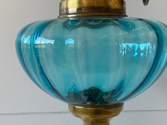 Image 1 of Antieke olielamp, antieke olielamp, empirestijl, Louis XVIII-periode