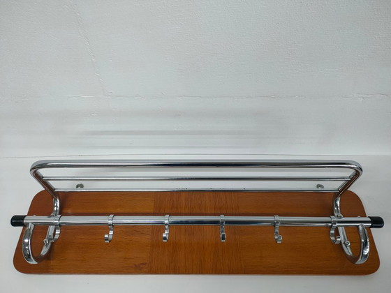 Image 1 of Mid centrury (60íes) Scandinavian style chrome design coat rack wall coat rack