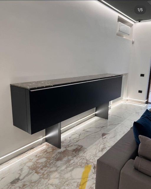 Gallery Low Cupboard - by Porro – dressoirs, Wood, Marble