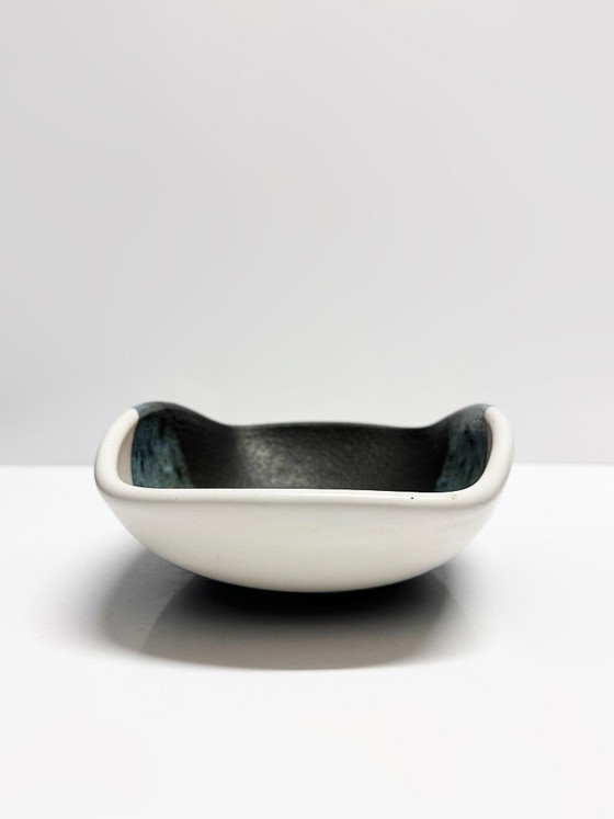 Image 1 of Raro set di tre ciotole in ceramica, Elchinger Atelier. Francia, 1950.
