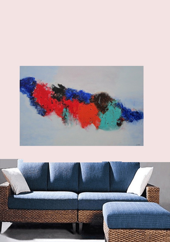 Image 1 of Abstrakte Malerei Größe 120x80