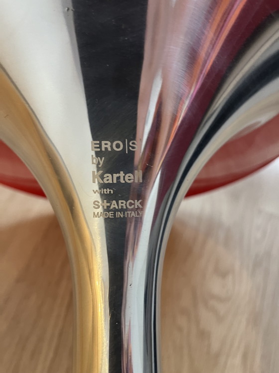 Image 1 of 2 x Kartell ERO|S designstoel – Philippe Starck – Rood – nette staat