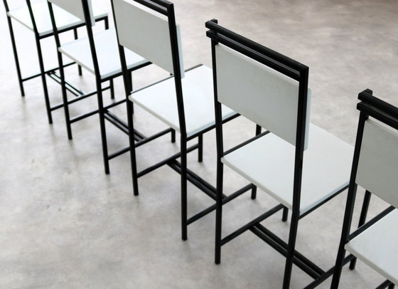 Image 1 of 5x chaises de salle à manger vintage