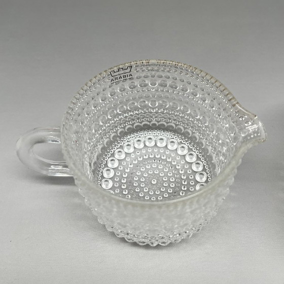 Image 1 of Arabia Nuutajärvi Kastehelmi Set zucchero e panna – Oiva Toikka – Finlandia – Scatola originale