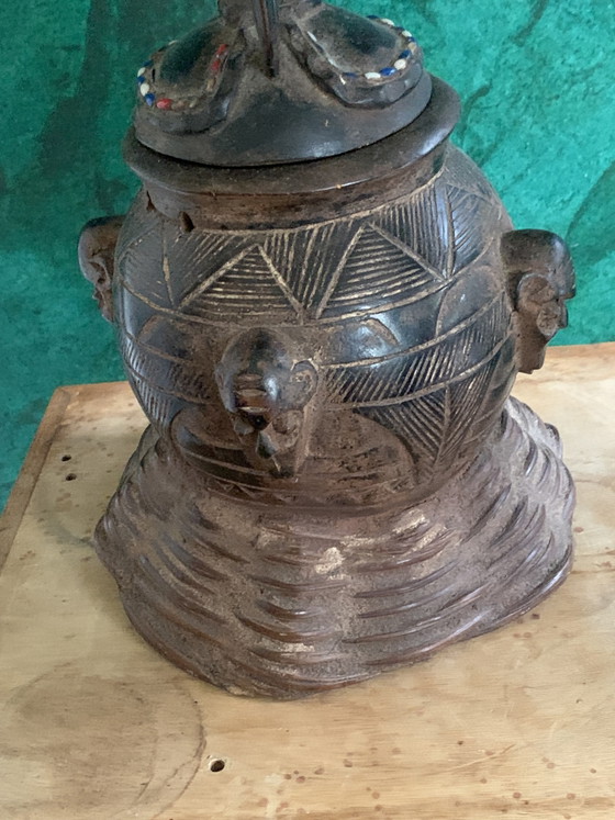 Rara scatola oracolare divinatoria Senufo (Calao) – Costa d'Avorio – Sculture, Wood, Other (photo 3 of 16)