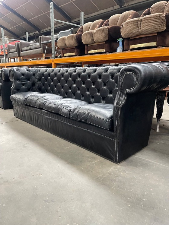 Image 1 of 1980’s Vintage Chesterfield sofa