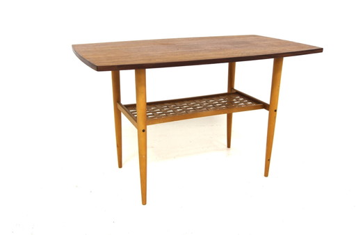Skandinavischer Teak Couchtisch, Sweden, 1950