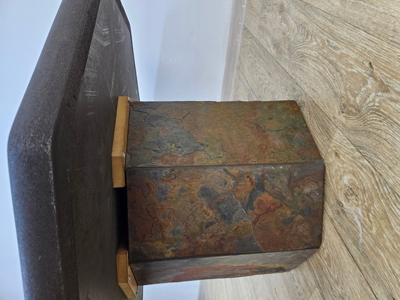 Nederlandse Salontafel van Paul Kingma, jaren 80 – Koffietafelboeken, Copper, Brass, Brutalist (photo 16 of 17)