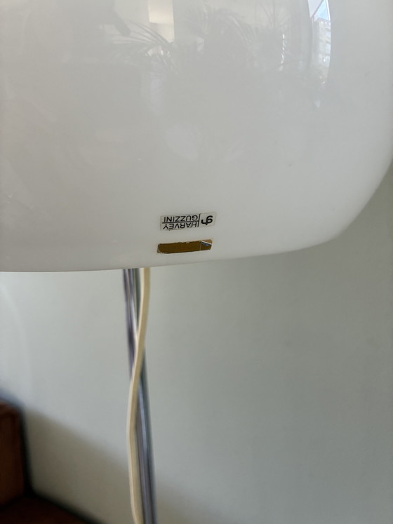 Image 1 of Space Age Vintage Floor Lamp “Lucerna” in chrome-plated steel by Harvey Guzzini