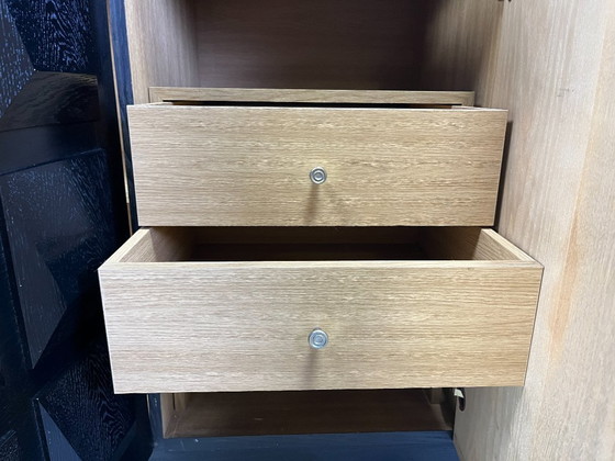 Image 1 of Credenza brutalista nera, anni '70