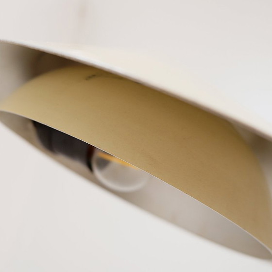 Image 1 of Lámpara de sobremesa o aplique Milano de Stilux en lacado blanco crema con detalles en latón