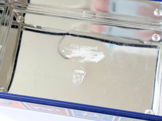 Image 1 of Vintage blikken doos met Duitse dierenriem | Hemels decor uit de jaren 60