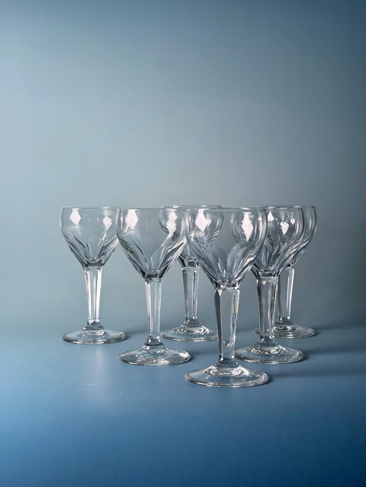 Val Saint Lambert - Drinking Service 6 - Crystal - Gondole