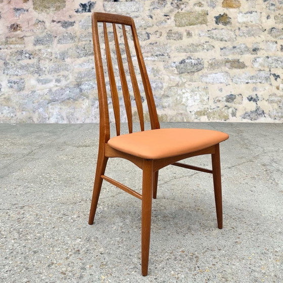 Set aus 6 Stühlen von Niels Koefoed, 1960, Henning Kjaernulf, Esszimmerstühle, Holz, Braun (Foto 4 von 13)