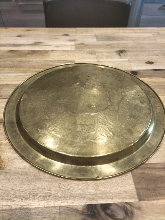 Image 1 of Bandeja de té de latón