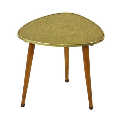 Tavolino triangolare per piante di metà secolo