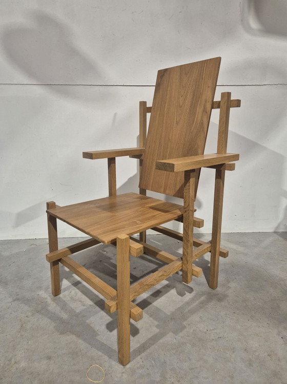 Interpretation of a rietveld chair, Armchairs, Wood, Brown (photo 4 of 7)