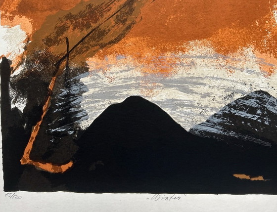 Image 1 of Serigrafía Henk van Vessem - Invierno