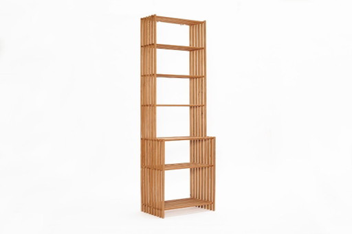 Bücherregal, entworfen von Thorvald Lissau für Wiimberg, Dänemark, 1960er Jahre. – boekenkasten, Wood