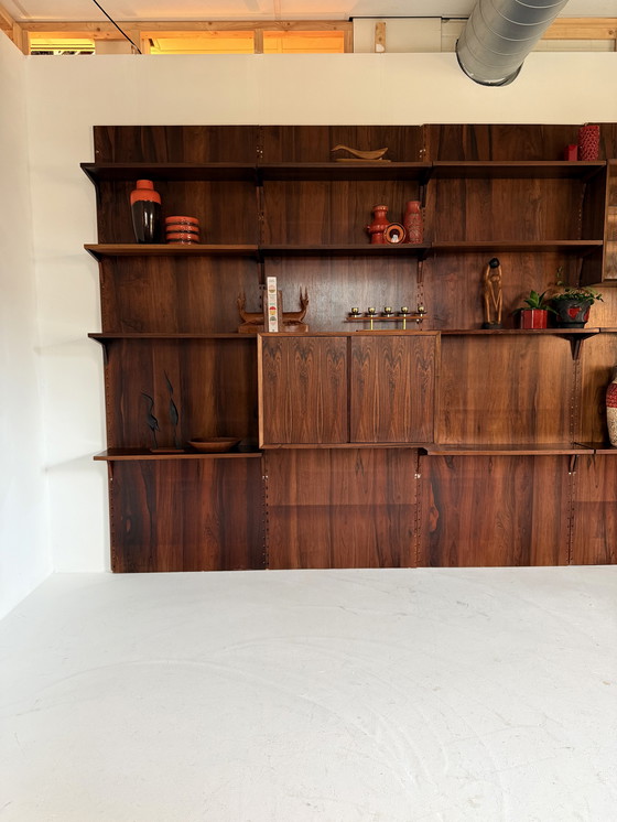 Image 1 of Système mural modulaire Vintage XL, Poul Cadovius '60