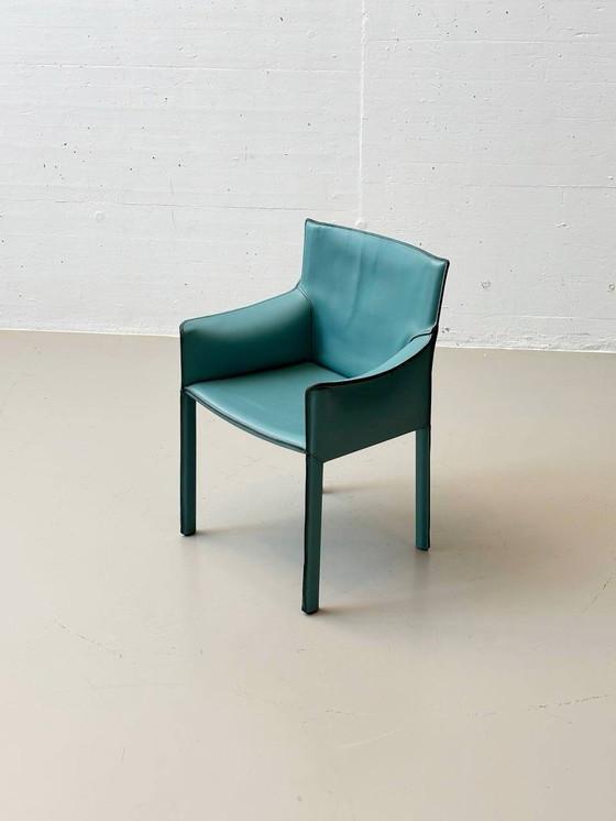 Image 1 of Set of 4 chairs model (Pasqualina) by Grassi & Bianchi for Enrico Pellizzoni