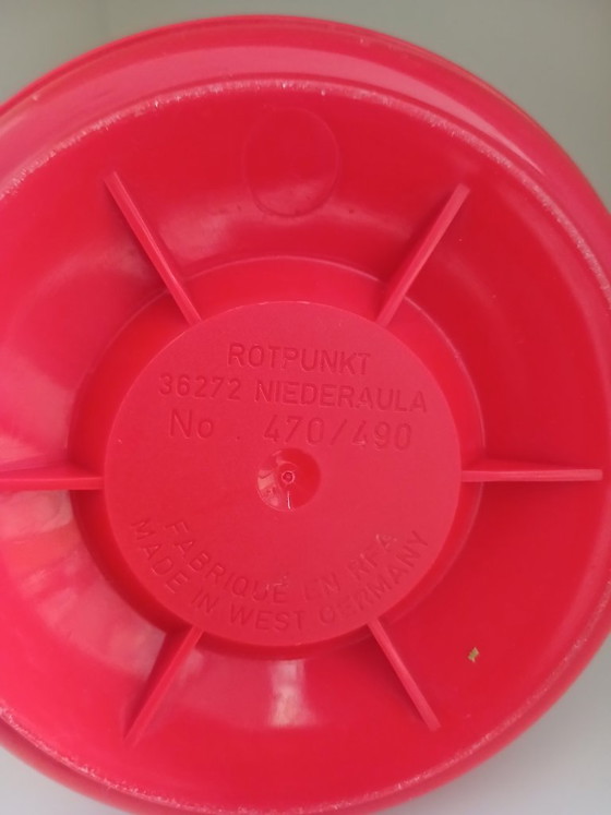 Vintage Rotpunkt Thermoskan Rood - Made in West Germany – Keukenaccessoires, Glass, Plastic (photo 4 of 5)