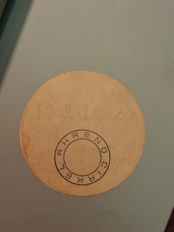 Image 1 of Vintage Ahrend Cirkel Architect bureaustoel met arm uit 1922