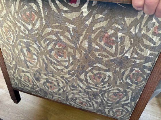 Image 1 of Poltrona di design Giorgetti – prestigioso marchio italiano – legno e imbottitura