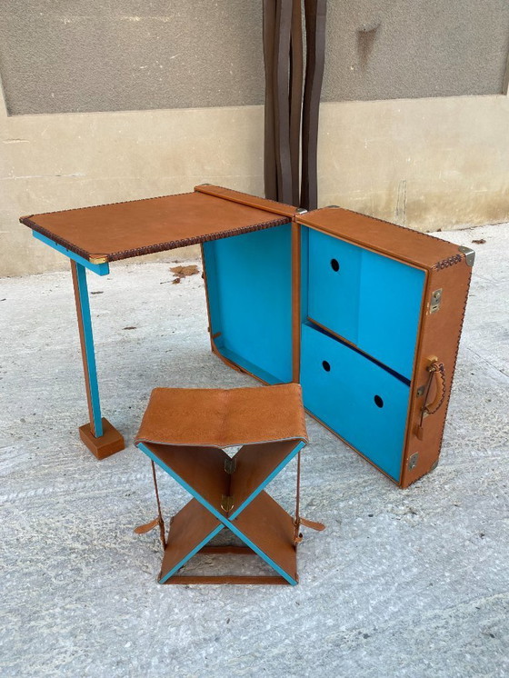 Image 1 of Valigia da ufficio in pelle - Laboratori Gucci