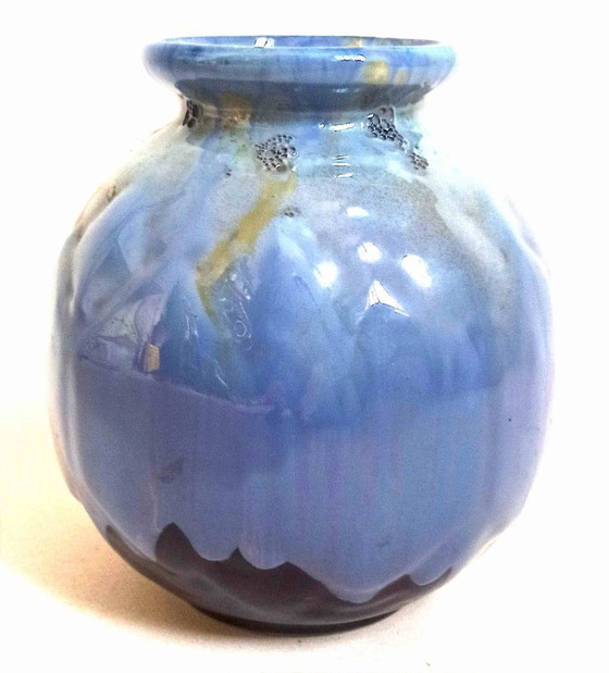 Image 1 of Art Deco slip vase Height 19.3 cm