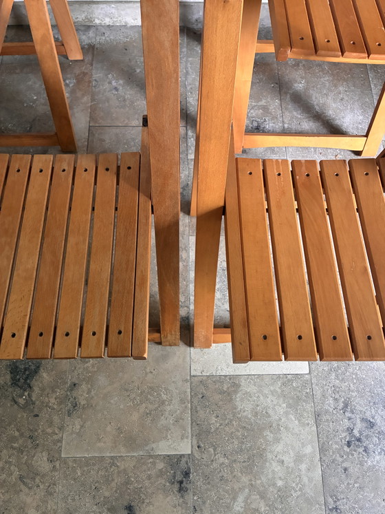 Image 1 of 4 chaises pliantes vintage style Aldo
