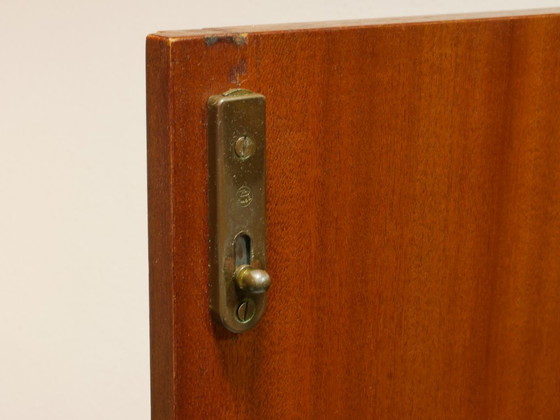 Image 1 of Vintage hallway cabinet / multi-purpose cabinet / linen cupboard – Mid-century walnut cabinet, 1960s, Germany