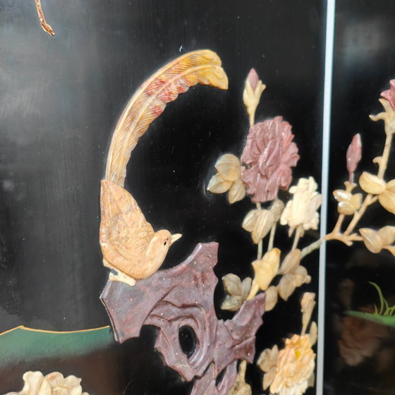 Image 1 of Paravento antico cinese, stile cineseria