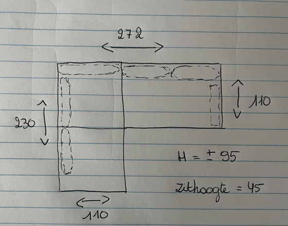 Image 1 of Nouveau canapé gris moderne convertible en lit - nouveau prix 1899 €