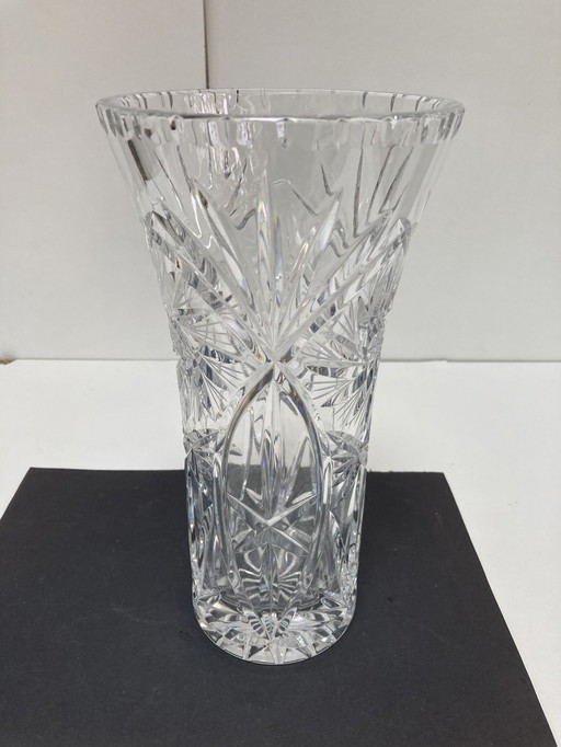 Élégance vase en cristal taille main vintage 70/80’S