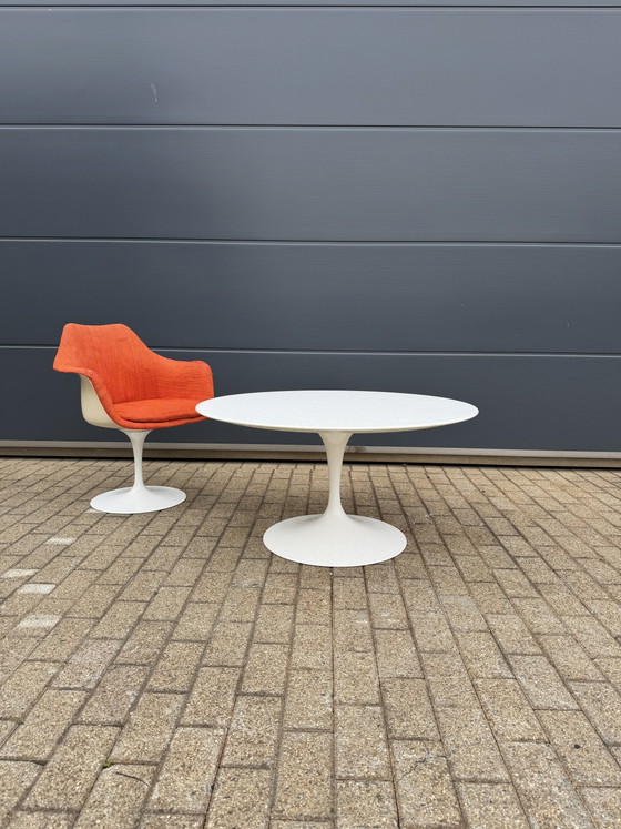 Image 1 of Table basse haute tulipe vintage Knoll, Eero Saarinen