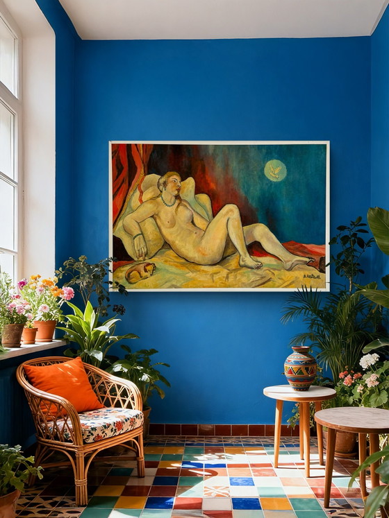 Large Nude Painting from 2008 by French Artist KESTA – Paintings & Drawings, Other (photo 4 of 15)