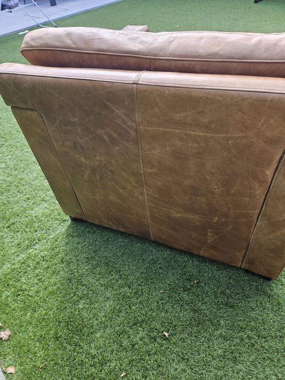 Image 1 of Luxe Leren Cube Fauteuil