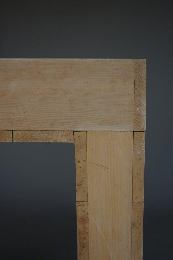 Image 1 of Mesa auxiliar escolar Bossche de dos niveles a la manera de Dom Hans van der Laan, años 60