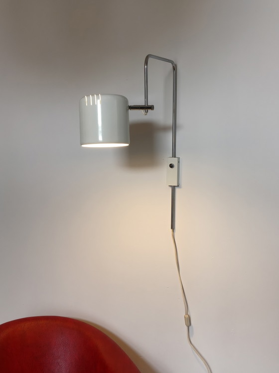 Image 1 of Herda mid century wandlamp, booglamp