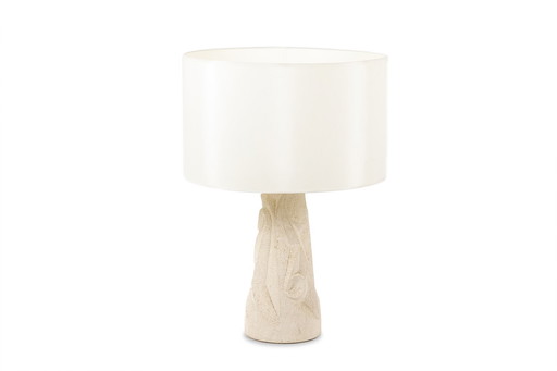 Carved Stone Lamp, 1970s