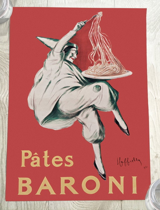 Leonetto Cappiello Pates Baroni Art Deco Poster Affiche
