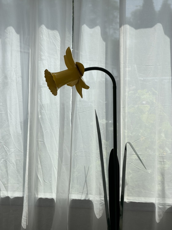 Image 1 of Mike Bliss Daffodil Pop Art Collectible Floorlamp for Bliss Flights of Fancy, Ltd. from the early 80s