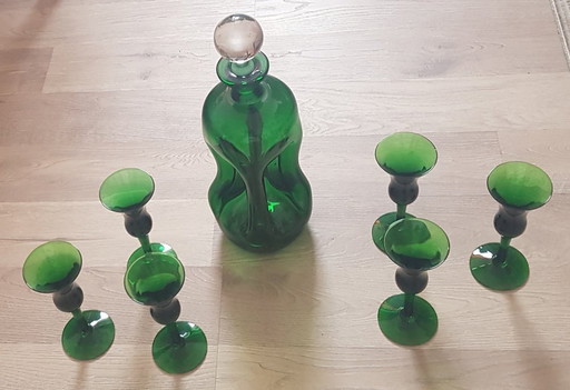 Carafe à vin 7X Cluck par Jacob E. Bang pour Holmegaard