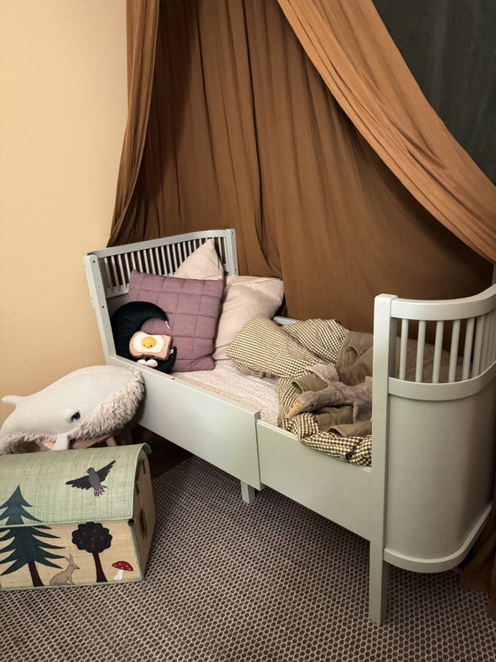 Image 1 of Lettino Sebra per neonati e bambini con materasso