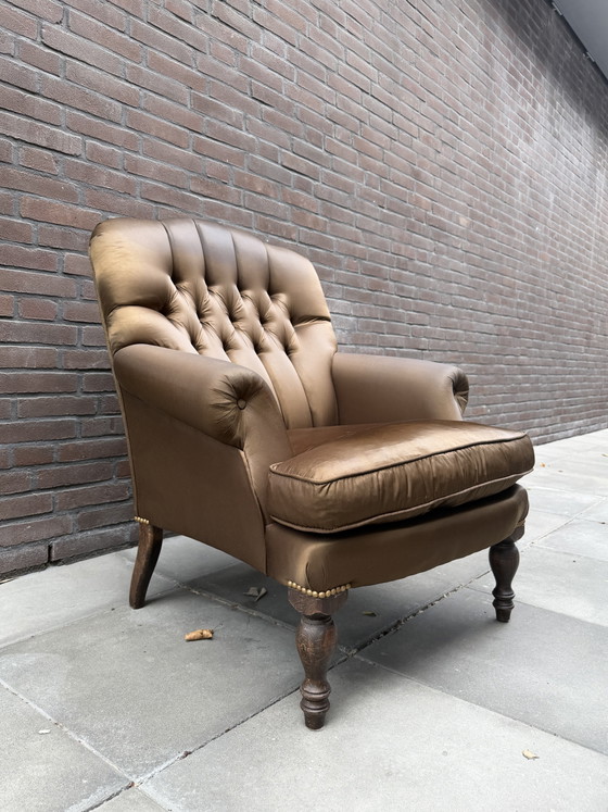 2 sillones Chesterfield – Peeperkorn, Textile, Wood (photo 2 of 9)